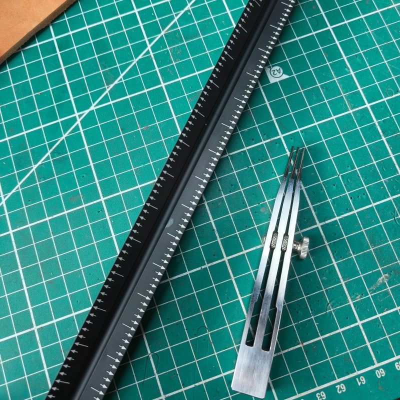 Custom made Adjustable 3 prong pricking iron
