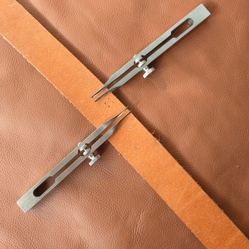 Adjustable 2 prong stitiching chisel